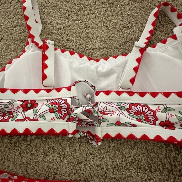 Women’s Seaform floral 2 piece high waisted bikini boho design. New - Picture 6 of 9